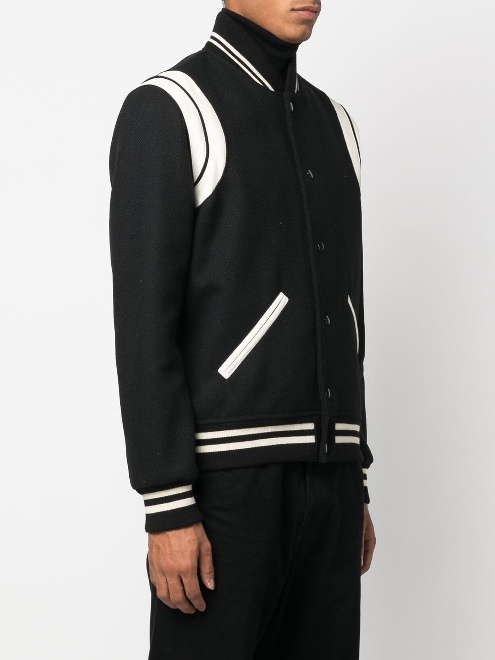 Saint Laurent  Coats Black - 4
