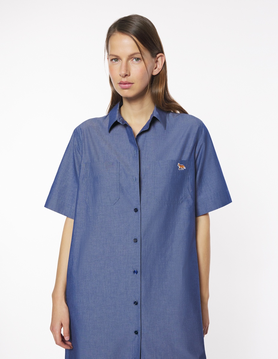 DOUBLE POCKET SHIRT DRESS - 3