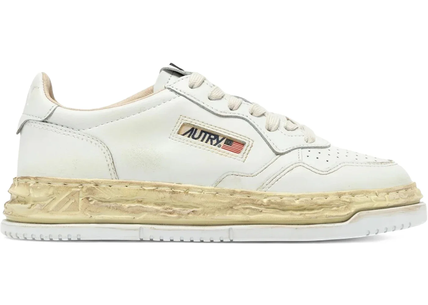 Autry Medalist Low Super Vintage Maison Mihara Yasuhiro General Scale White (Women's) - 1