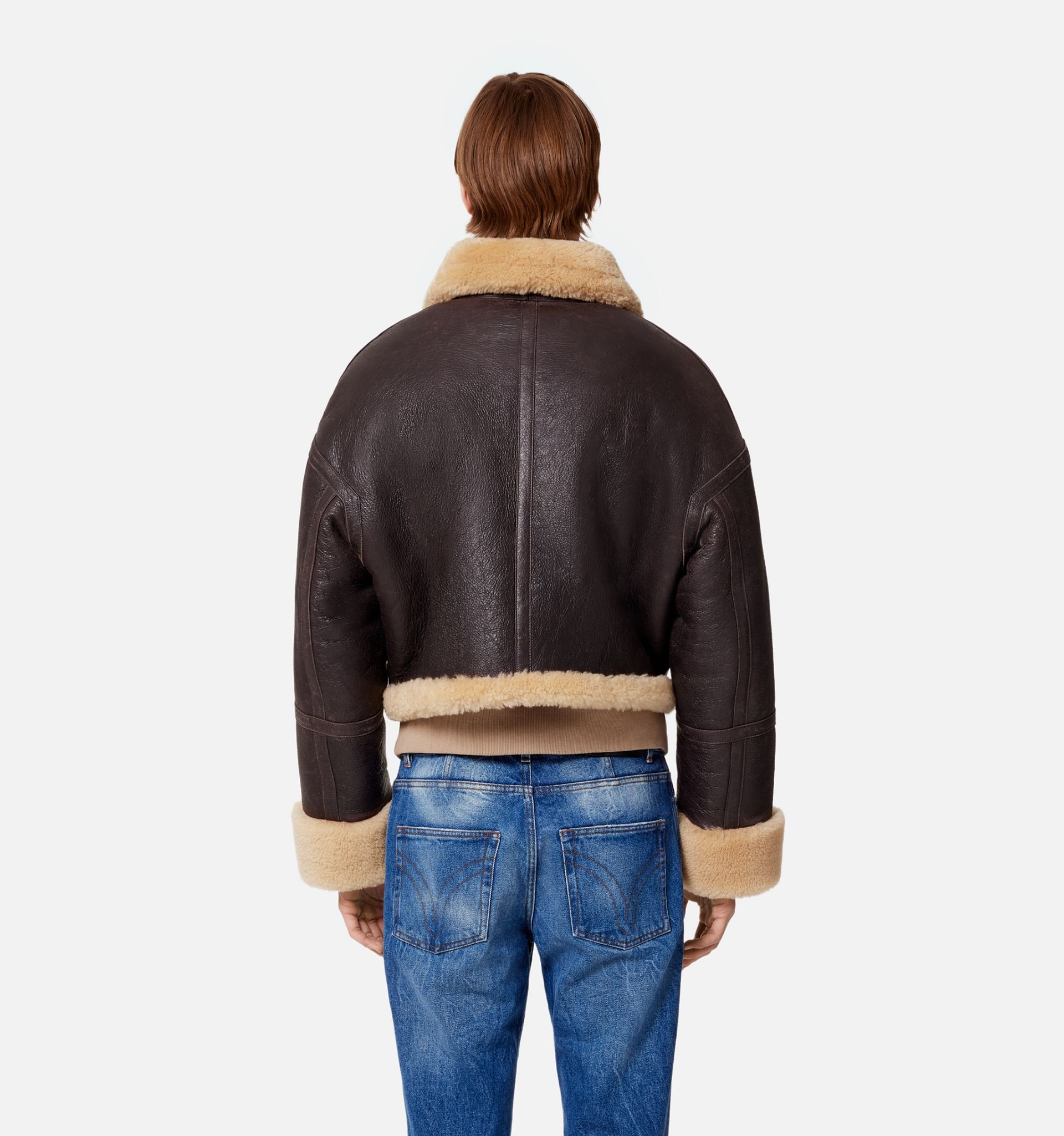 Shearling Short Jacket - 5