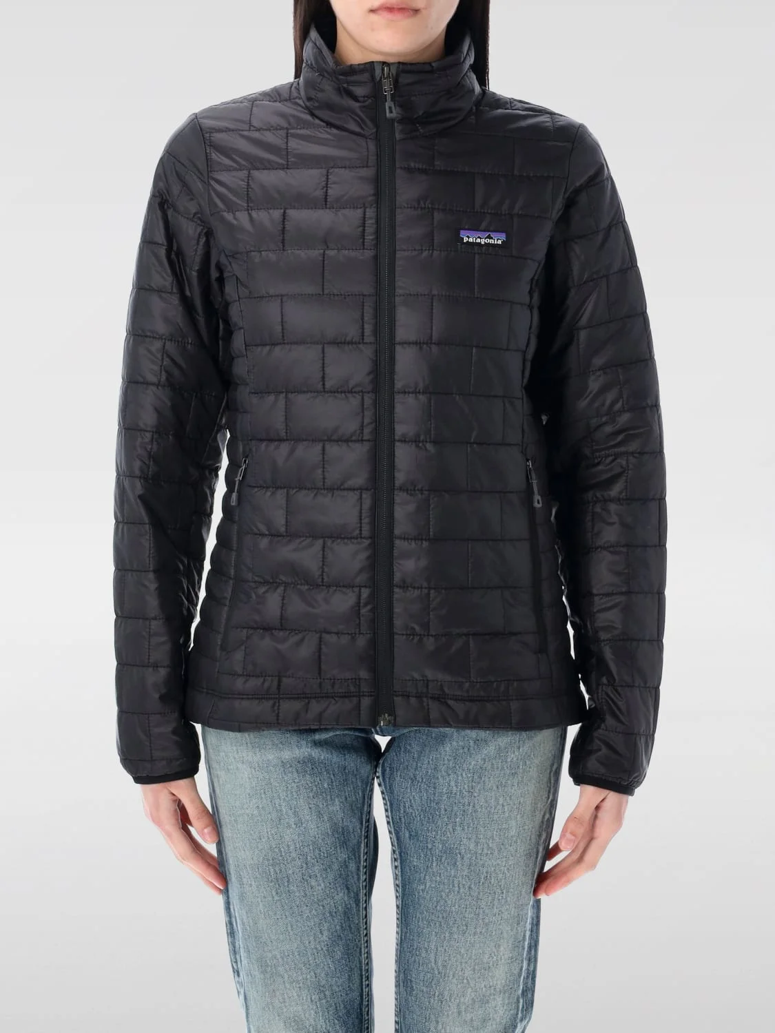 Patagonia quilted nylon down jacket - 1