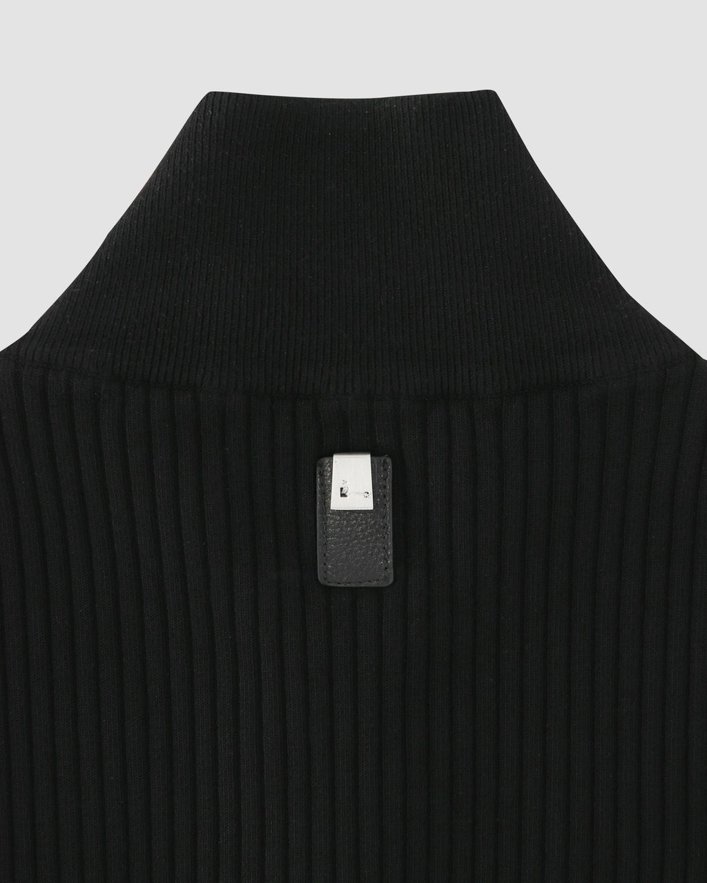 SMALL RIB ZIP UP SWEATER - 7