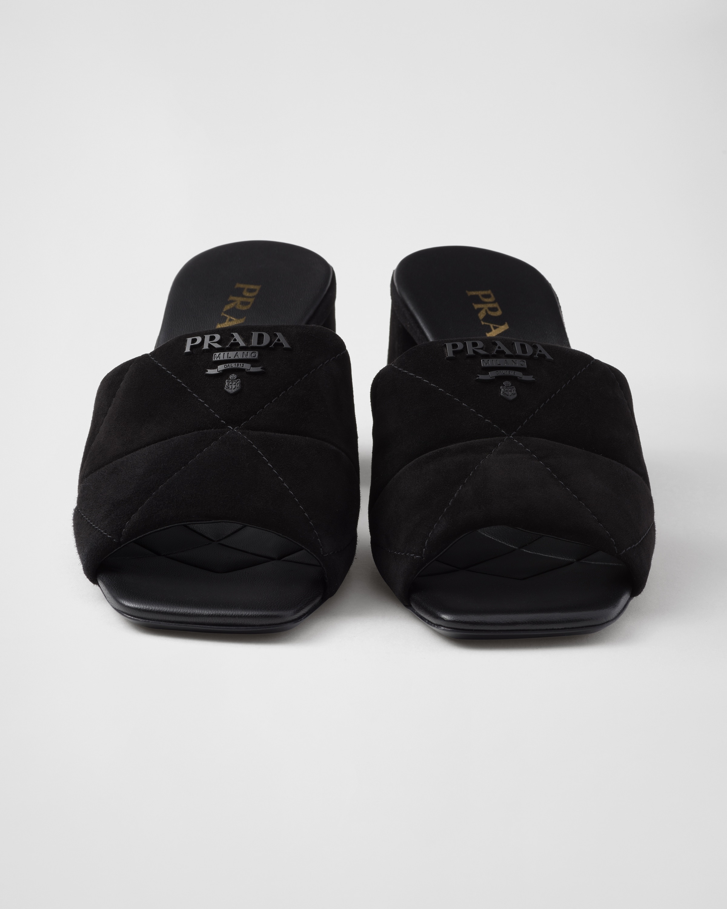Stitched suede sandals - 5