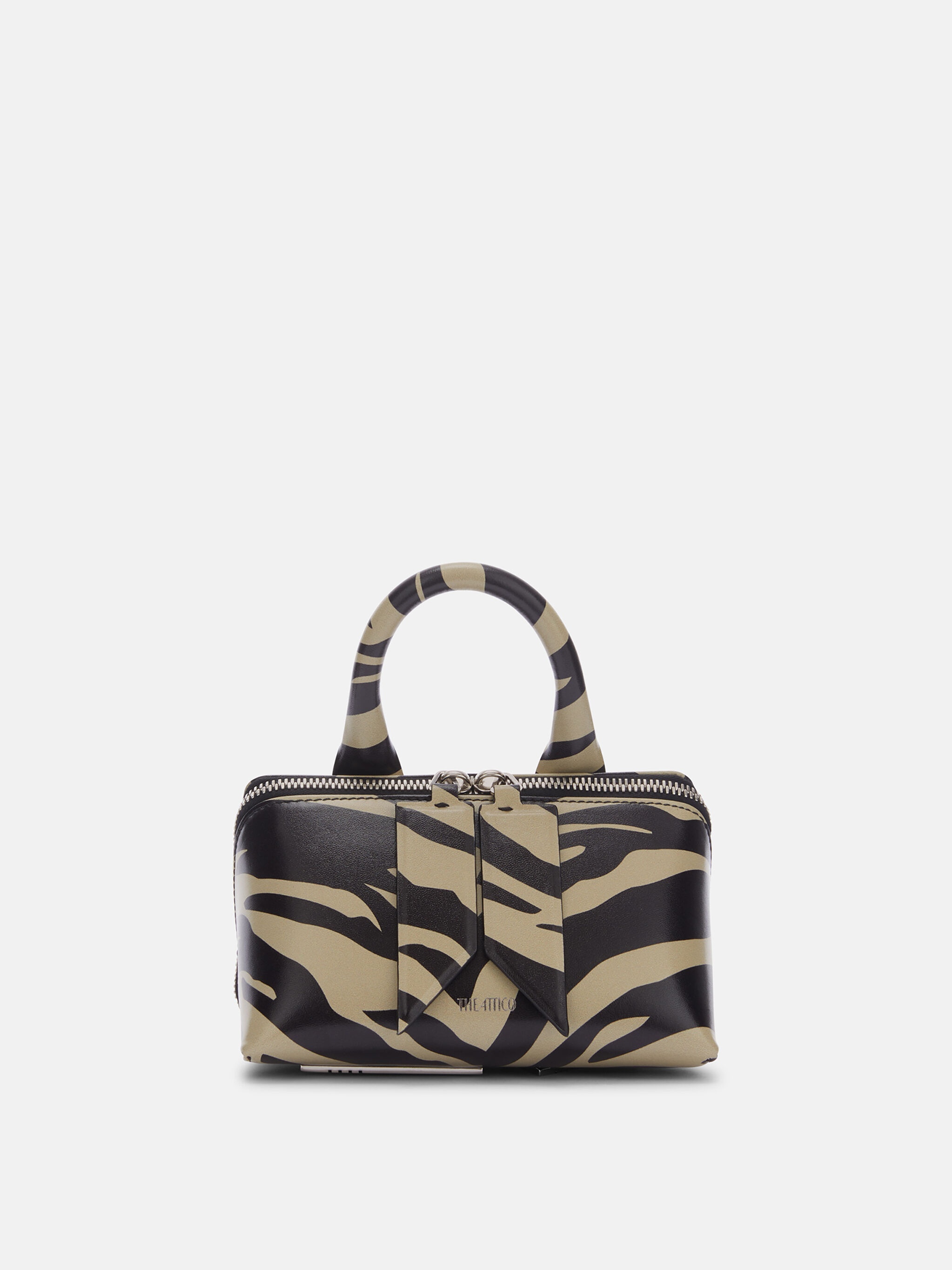 ''FRIDAY'' BLACK AND SAFARI MINI HANDBAG - 1