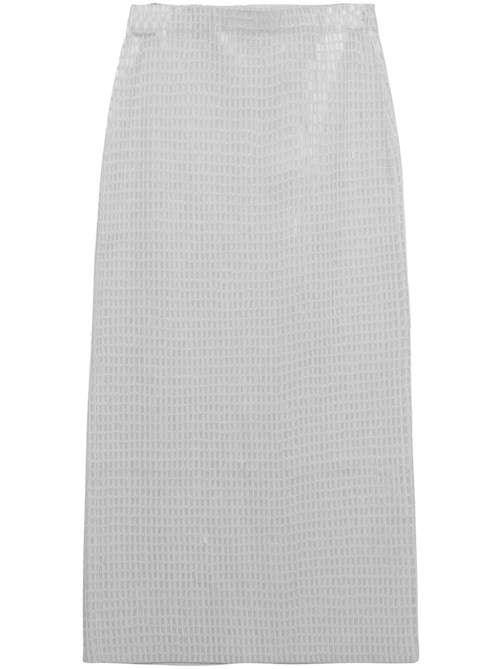 Ellison bead-embellished midi skirt - 1