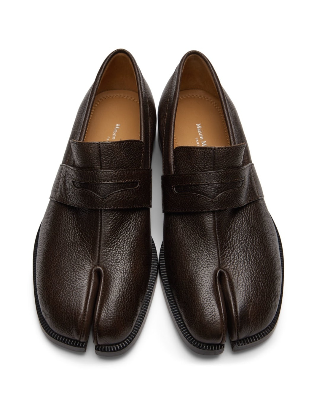 Brown Soft Tabi Loafers - 5