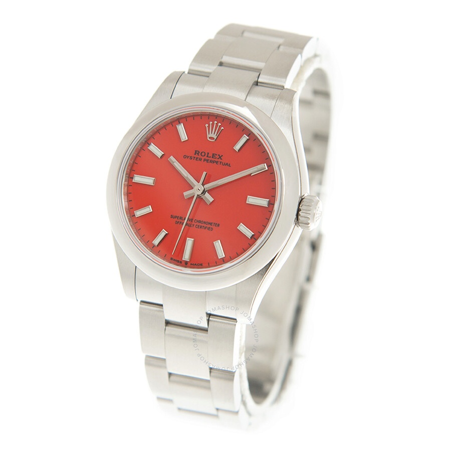 Rolex Oyster Perpetual 31 Coral Red Dial Automatic Ladies Watch 277200CRLRDSO - 3