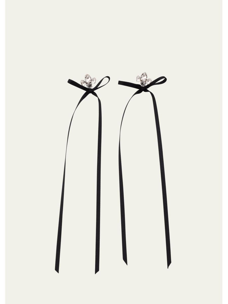Victorian Bow Ribbon Stud Earrings 1
