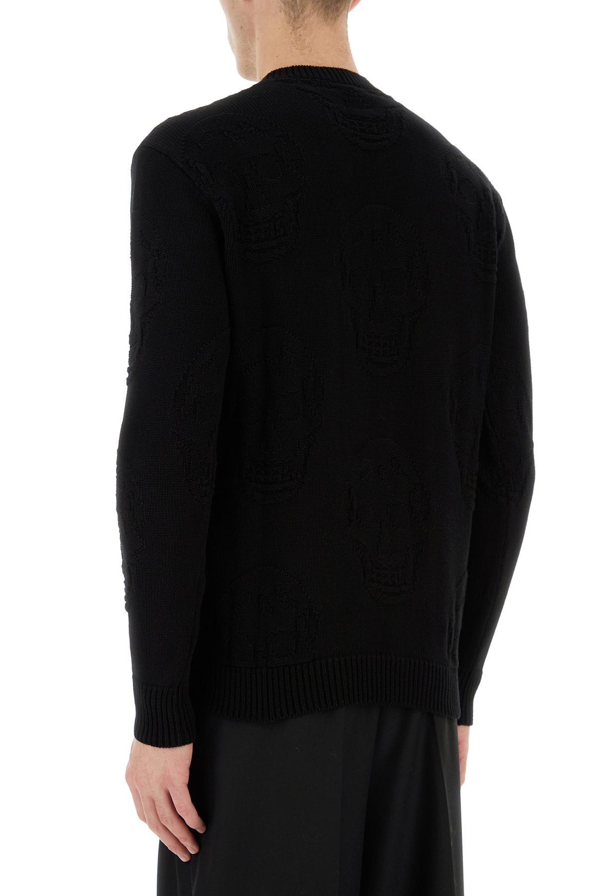 Black cotton sweater - 4