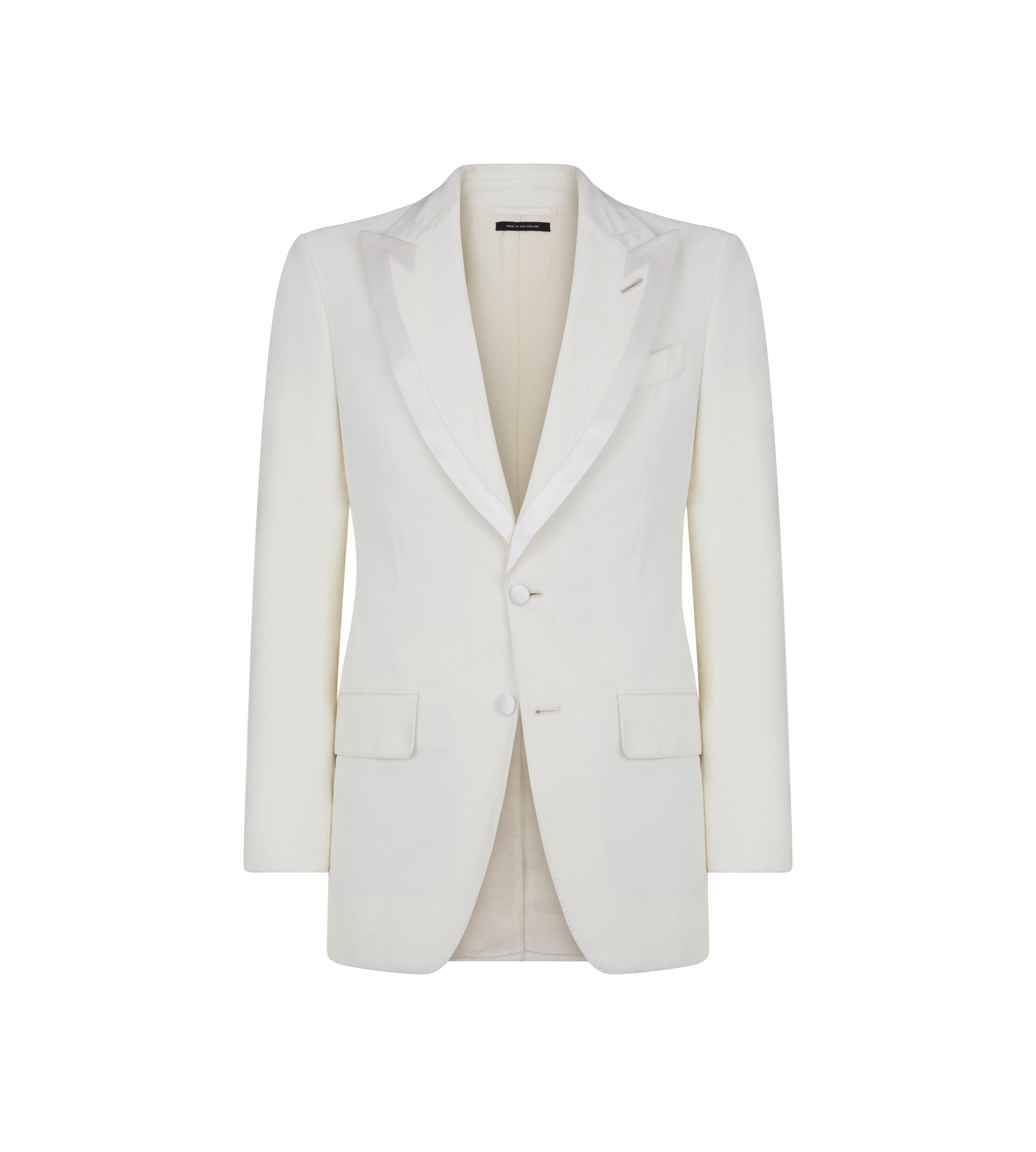 COMPACT LIGHT VELVET ATTICUS COCKTAIL JACKET - 1