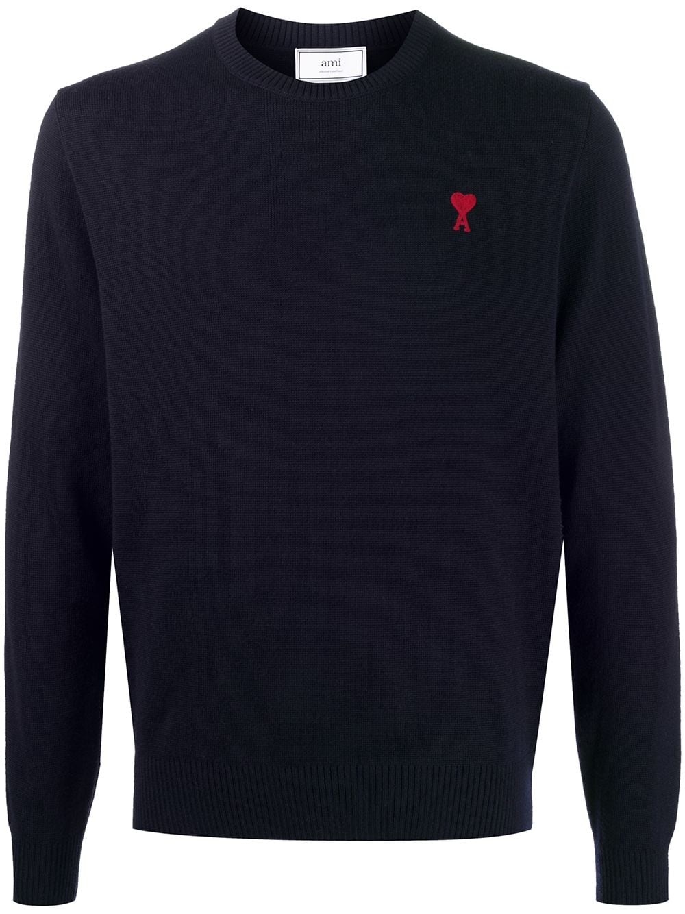 Ami de Cœur crew neck jumper - 1