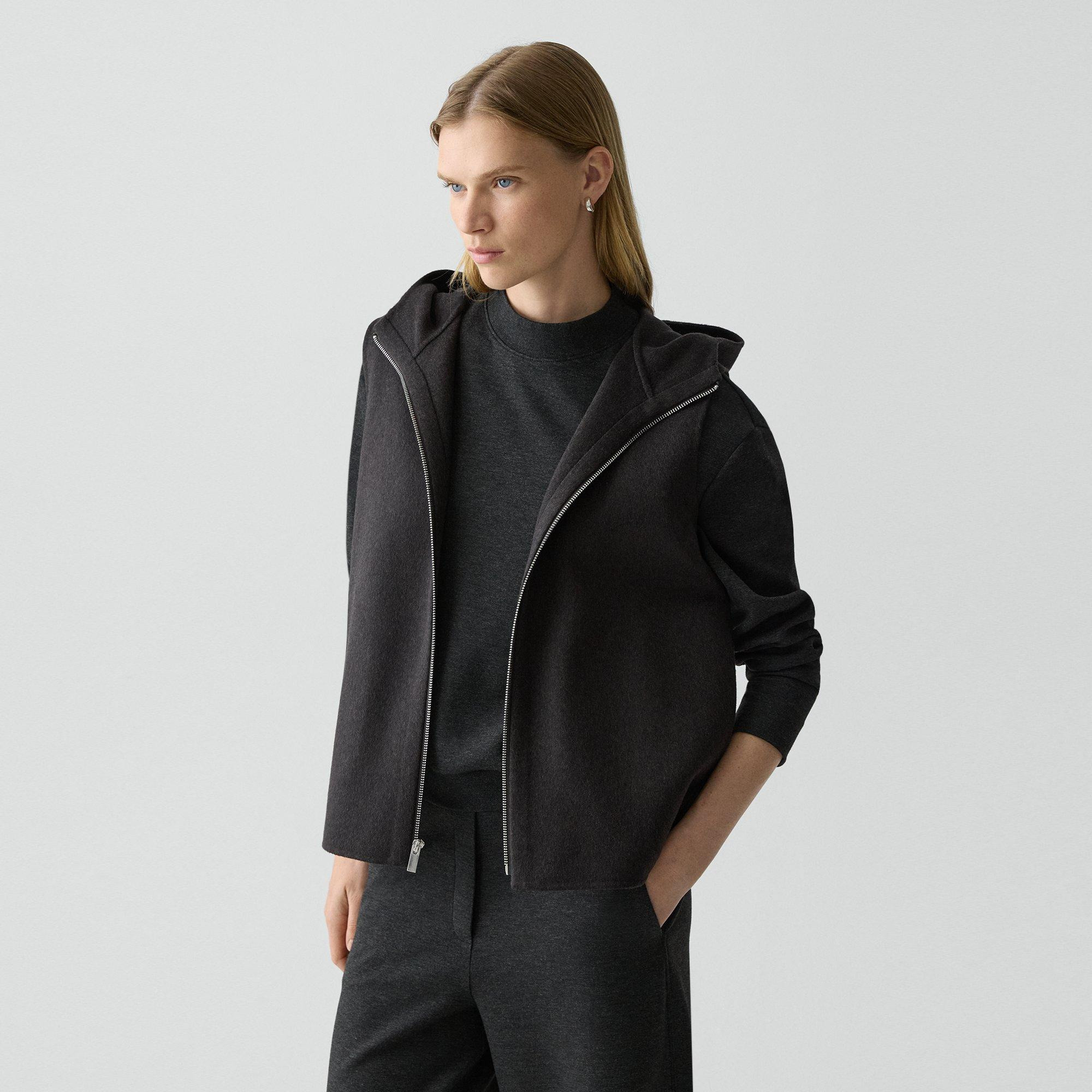 Hooded Vest in Double-Face Wool-Cashmere - 3