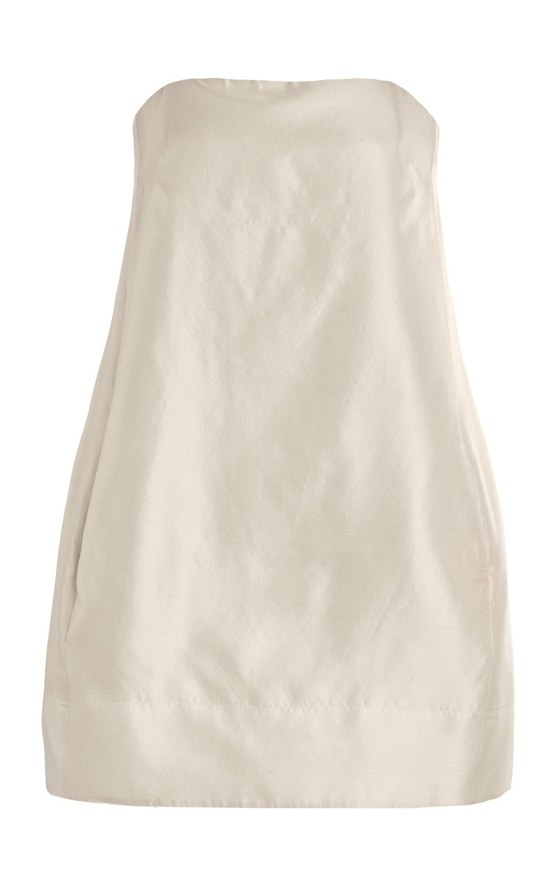 Lidia Silk Dress ivory - 1