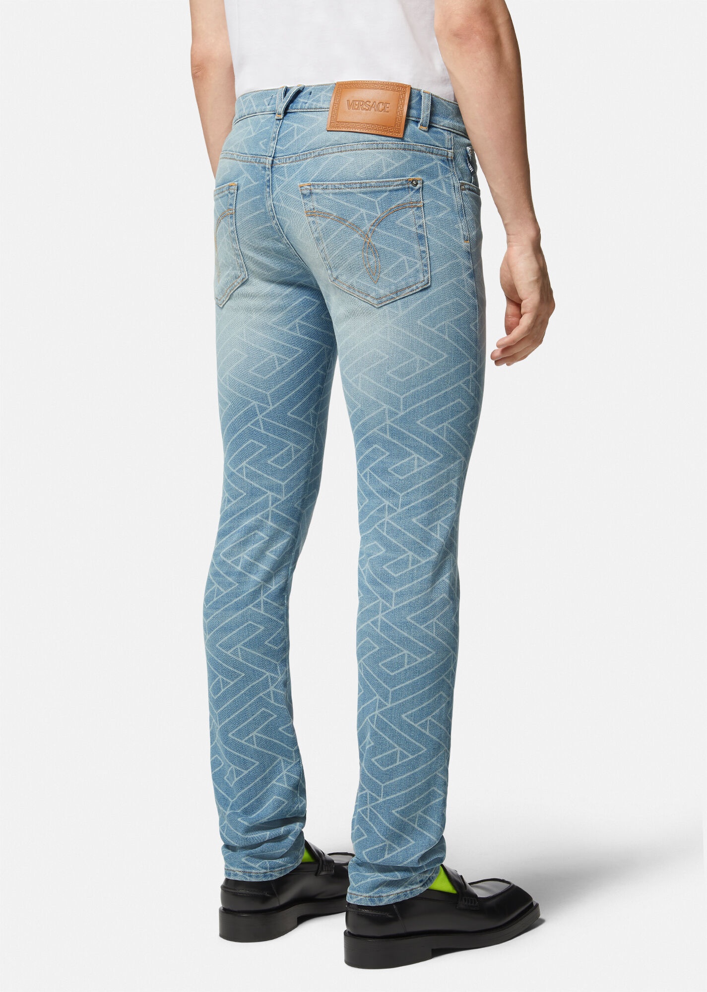 La Greca Lasered Jeans - 4