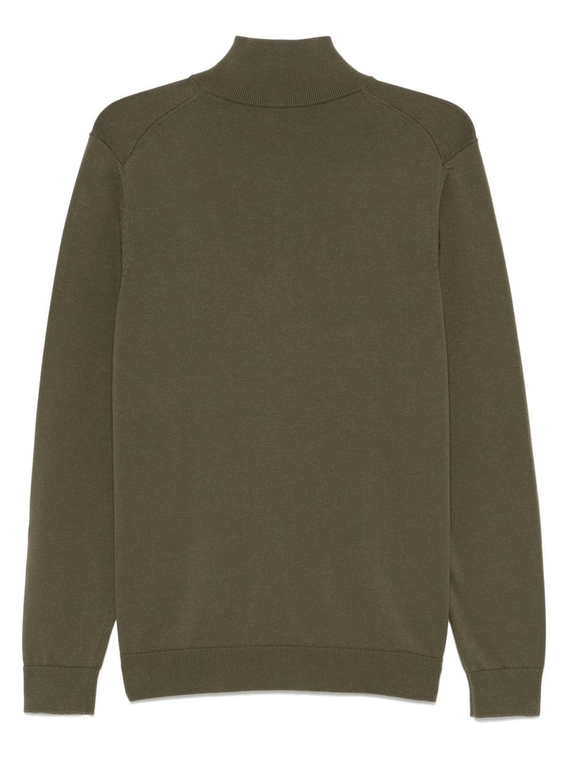 HUGO logo-label cotton sweater outlook