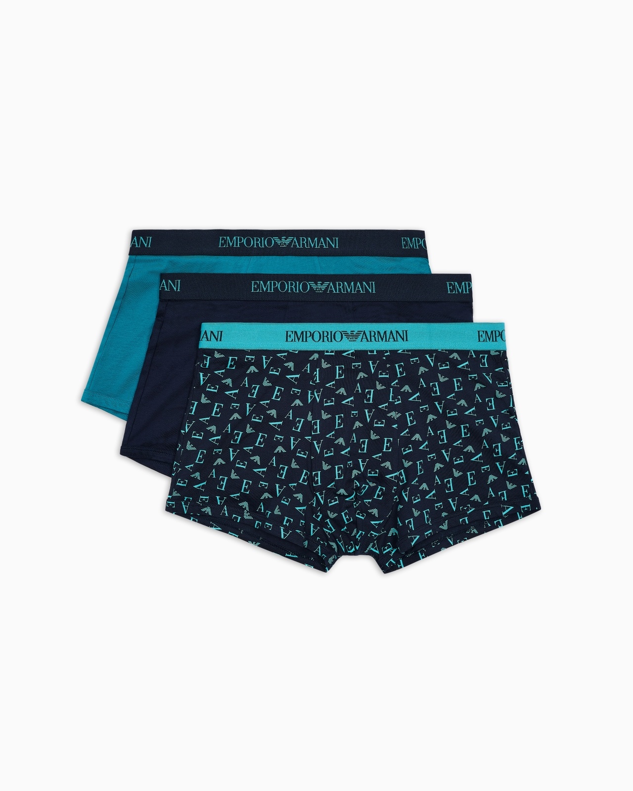 THREE-PACK OF PURE COTTON JERSEY BOXER BRIEFS - 1