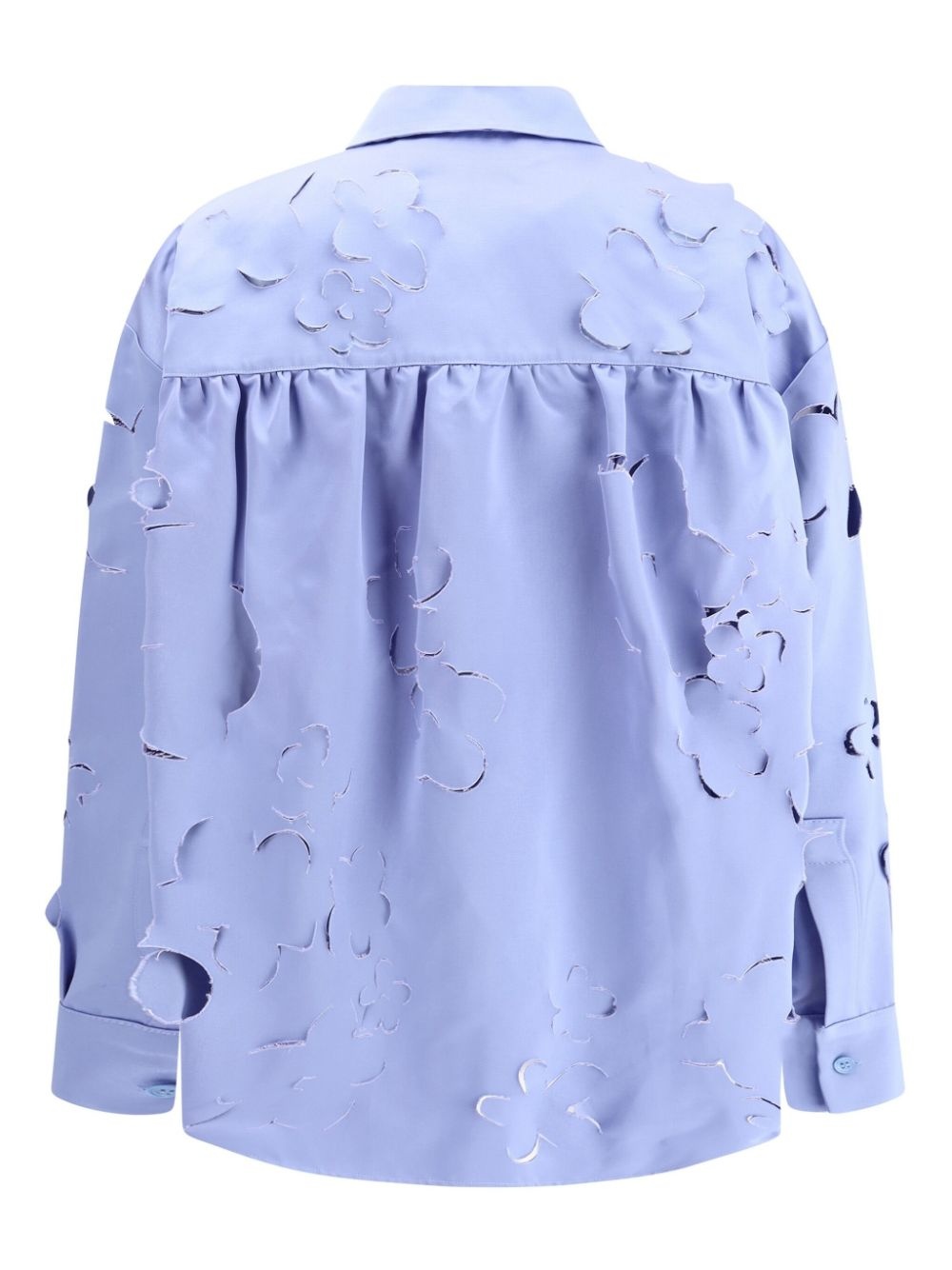 cut-out flower shirt - 2