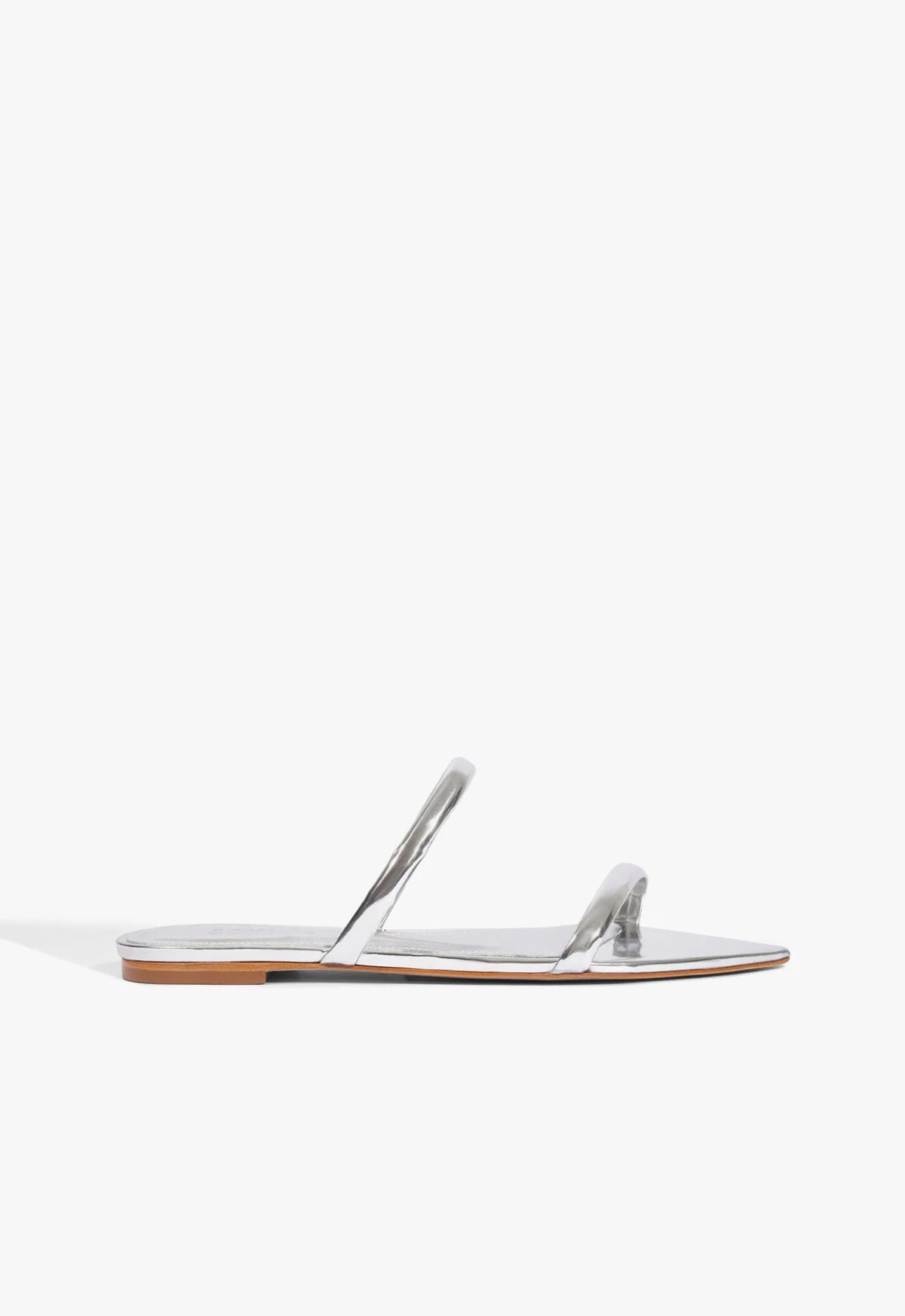 Nylle Metallic Flat Sandal - 1