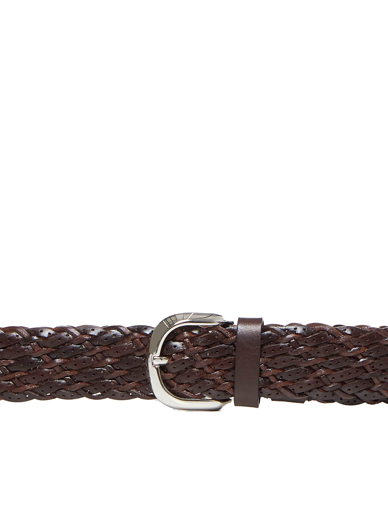 Woven leather belt - 2
