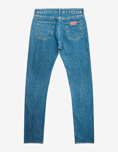 KENZO Light Blue Bara Slim Fit Jeans outlook