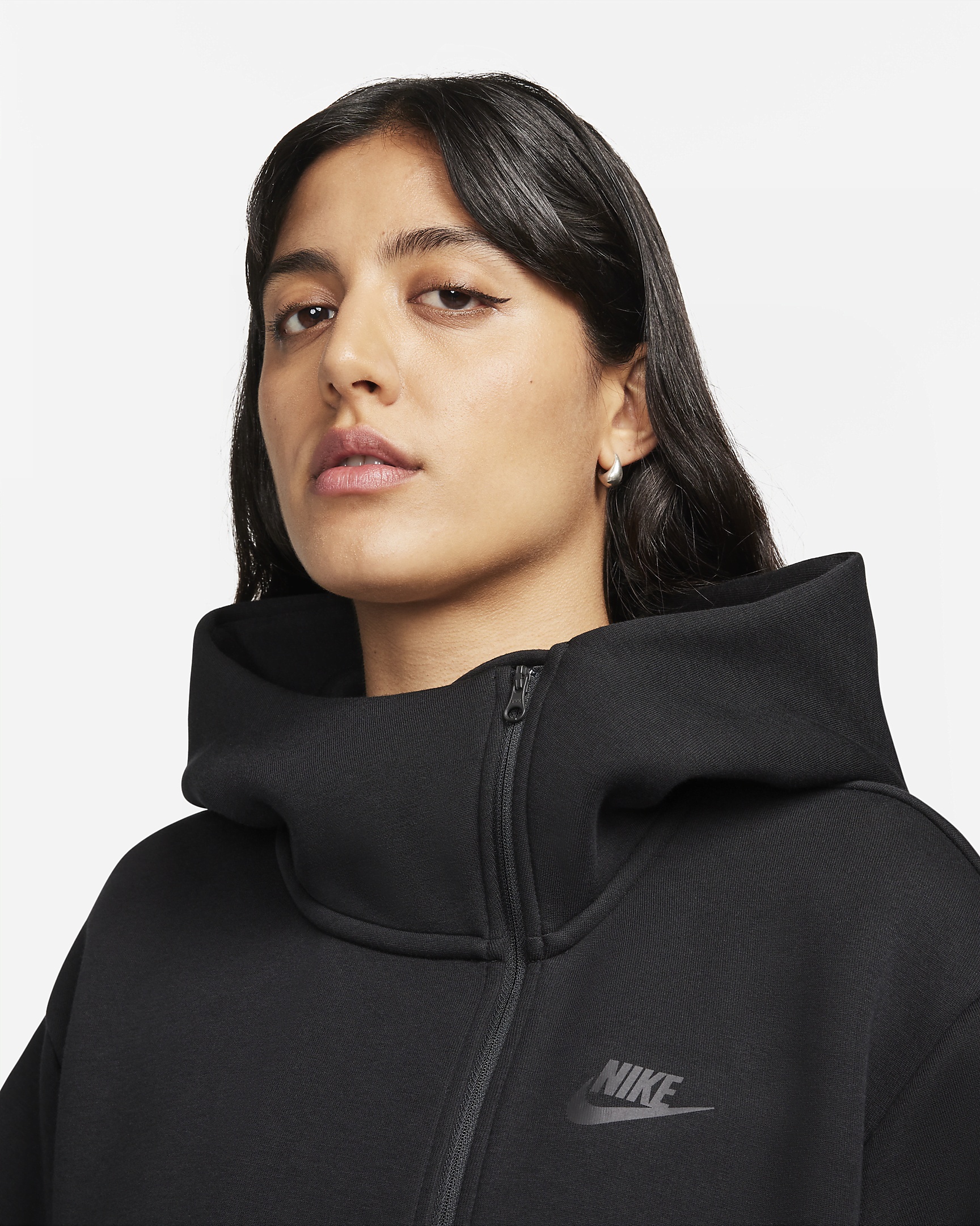 Nike Sportswear Tech Fleece Women's Oversized Full-Zip Hoodie Cape - 3