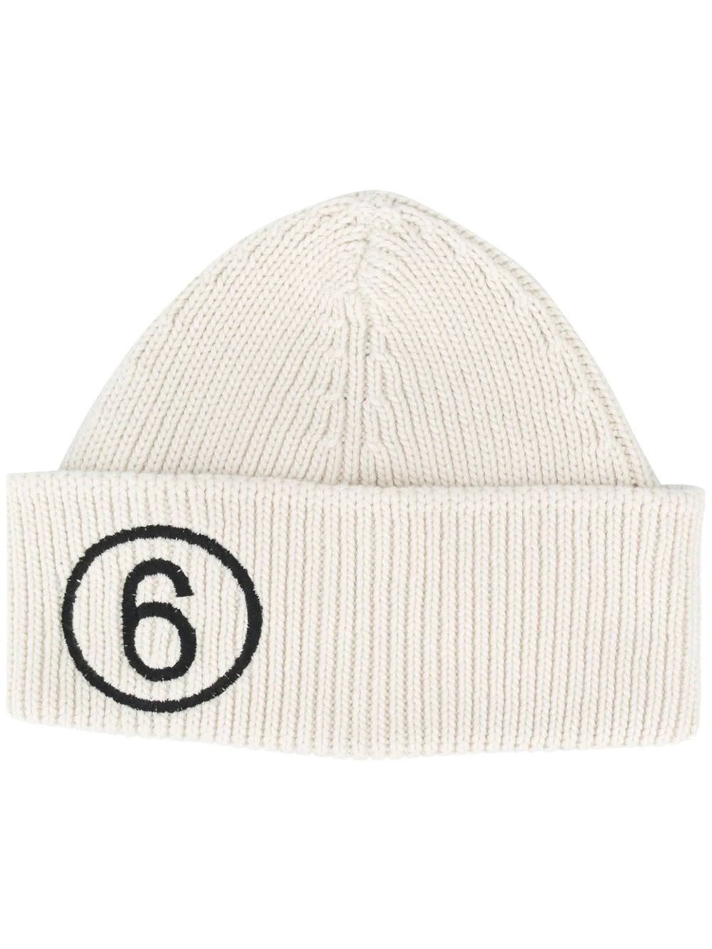 embroidered number beanie - 1