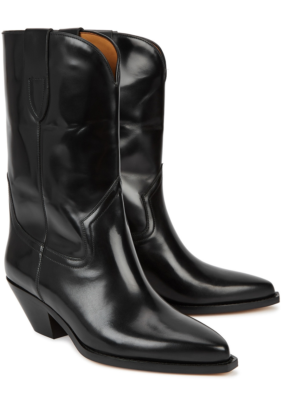 Dahope 50 black leather ankle boots - 2