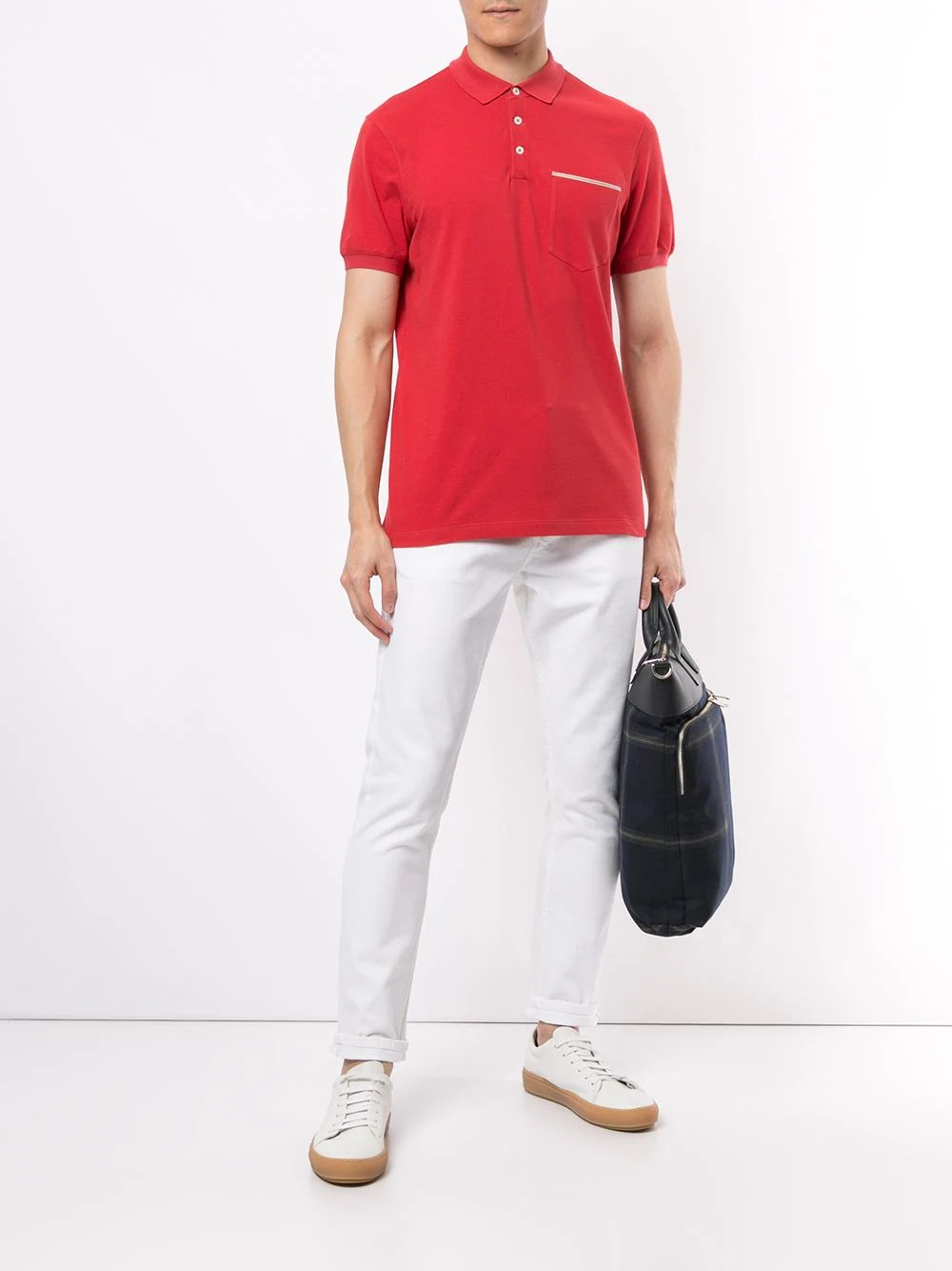 short-sleeved polo shirt - 2