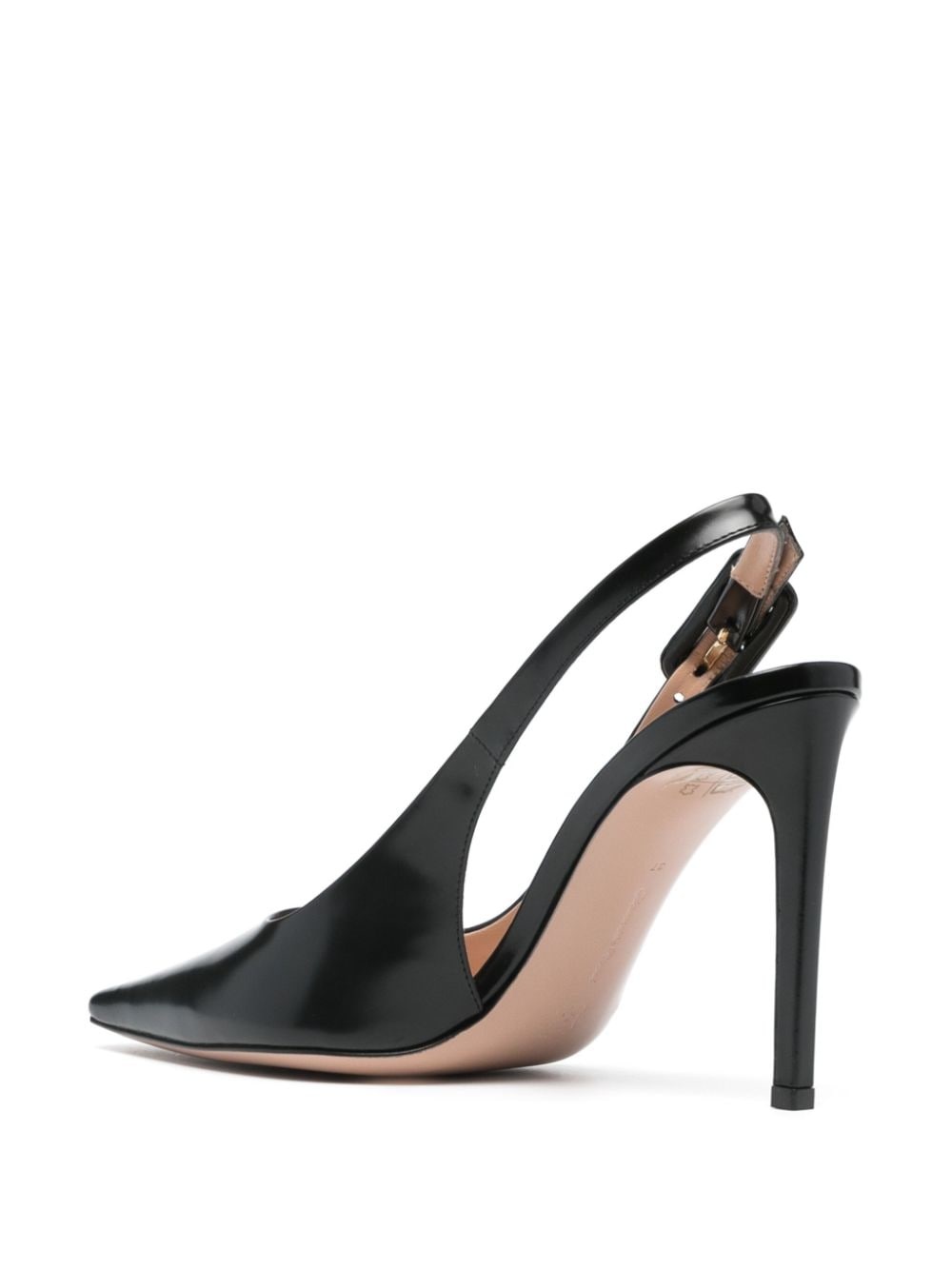 Lindsay 100mm leather pumps - 3