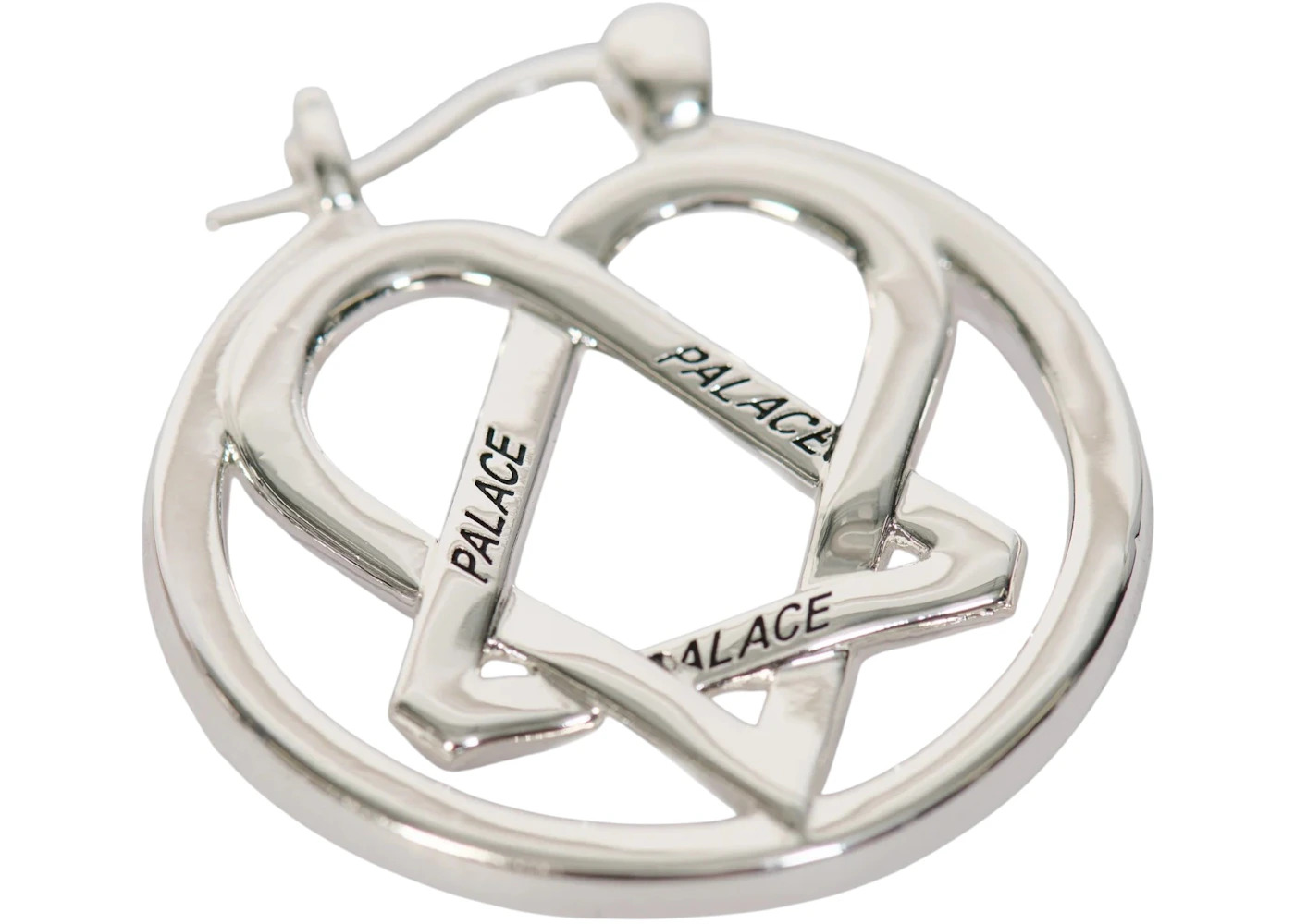 Palace Tri-Gram Earring Silver - 2
