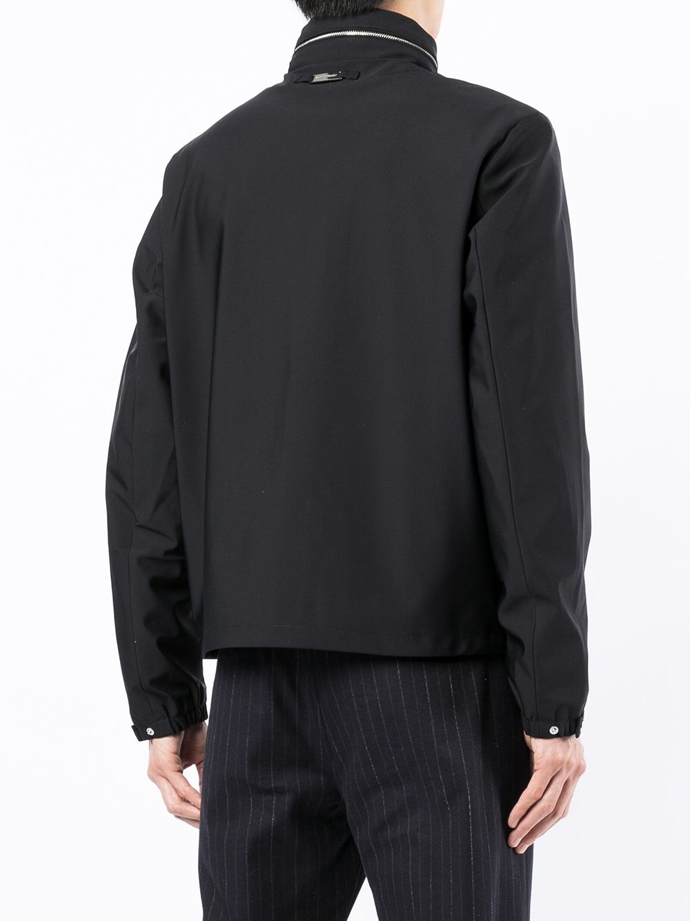 zipped fitted jacket - 4