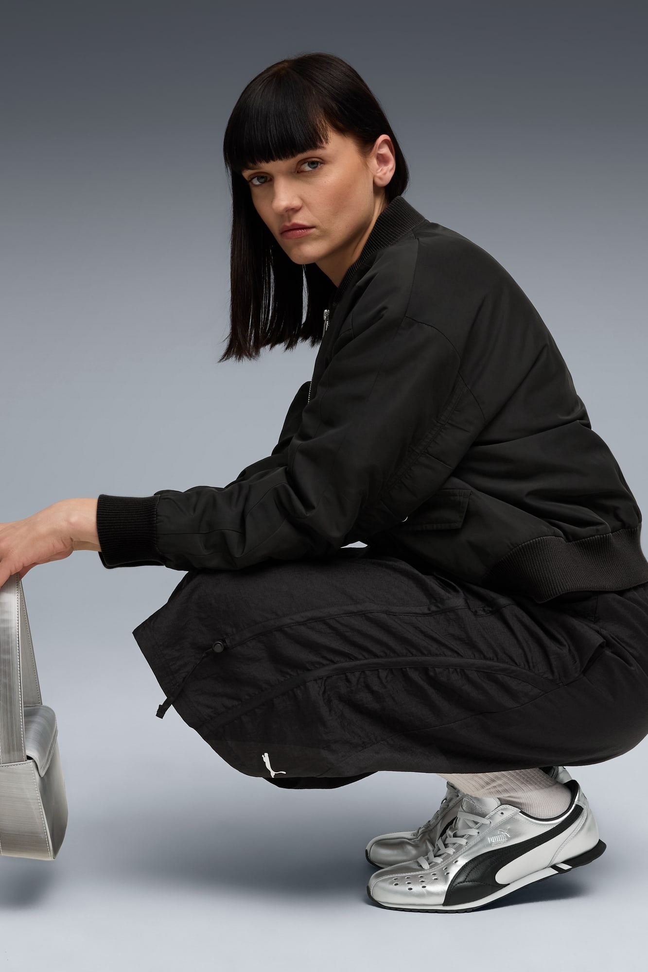 T7 Satin Bomber Jacket Women - 5