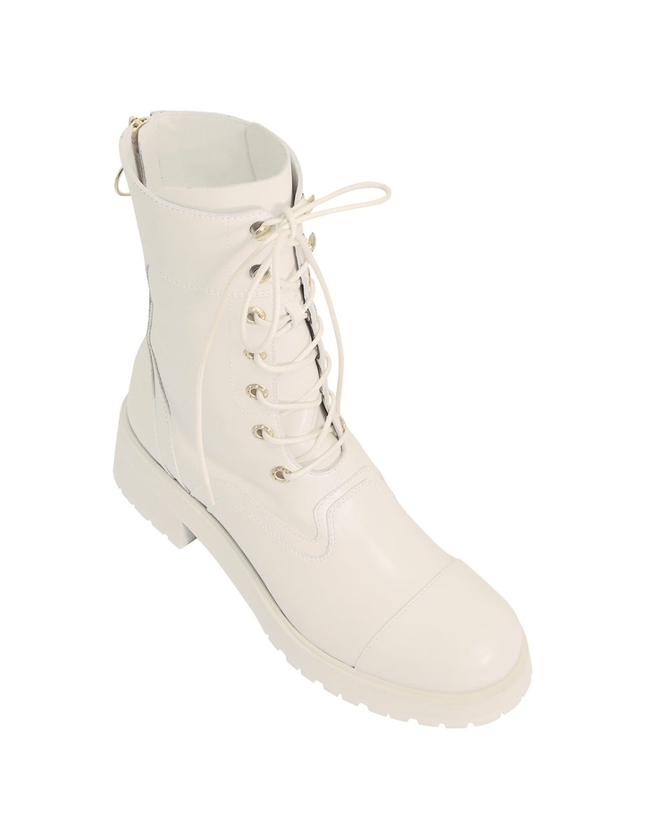 LACE UP COMBAT BOOT - 7