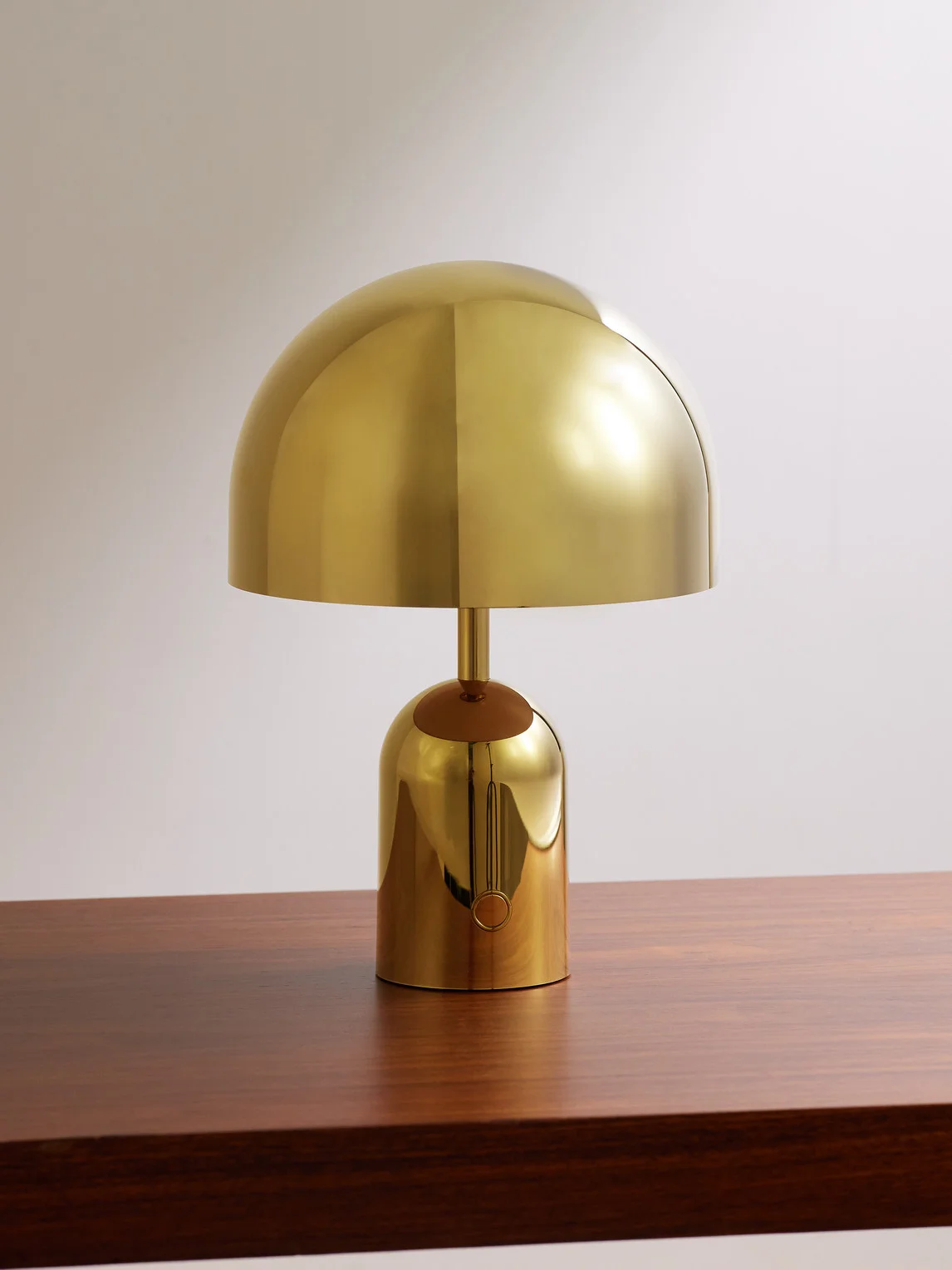 Bell Portable Gold-Tone LED Lamp - 1
