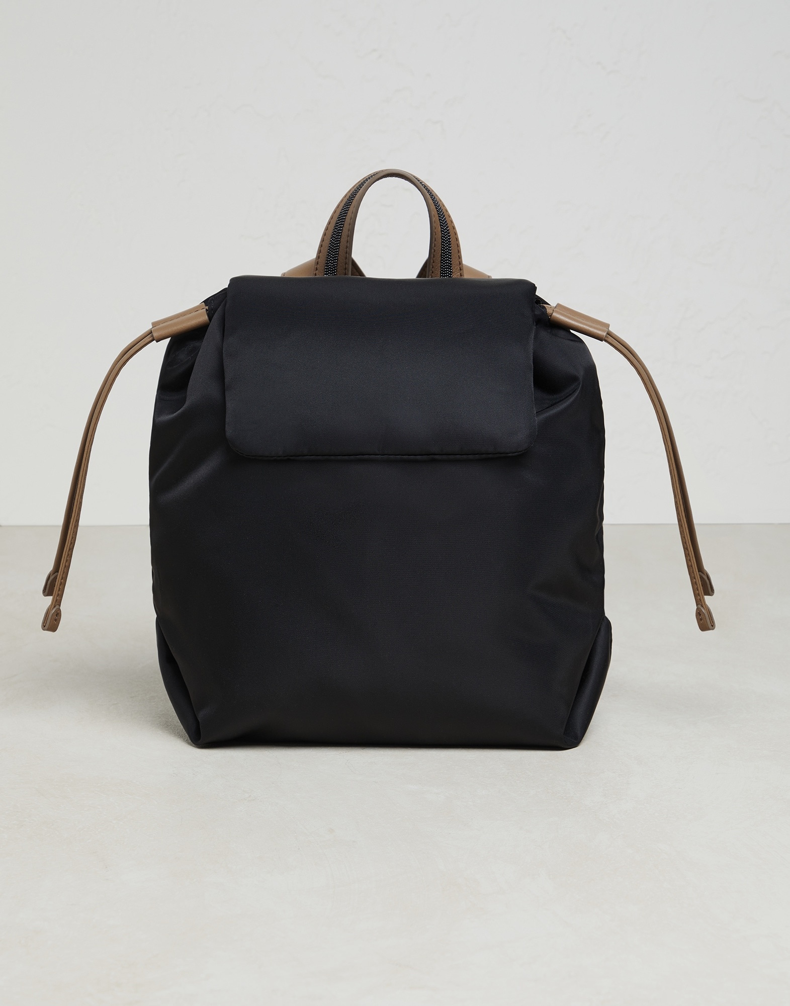 Nylon backpack with monili - 1