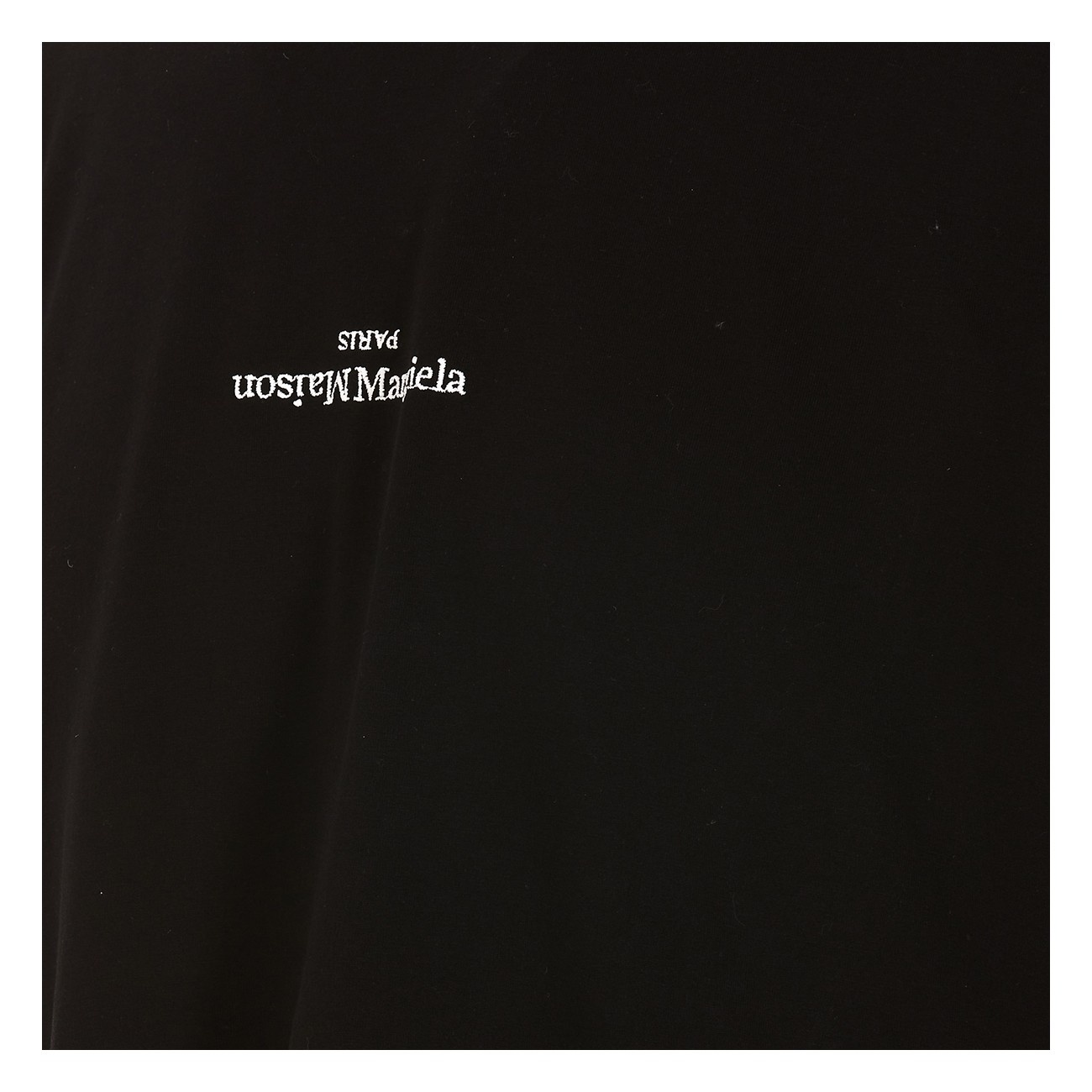 black cotton logo t-shirt - 3
