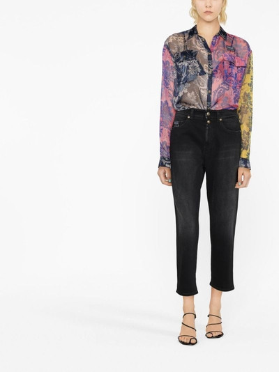 VERSACE JEANS COUTURE Tapestry Couture panelled shirt outlook