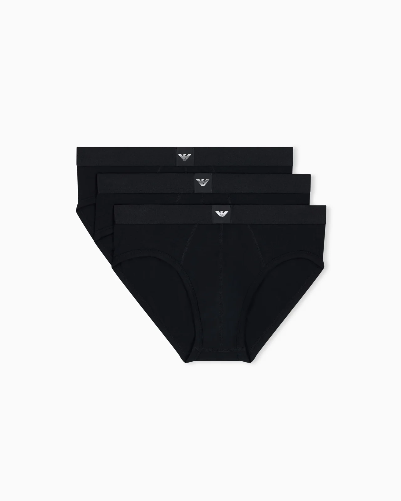 THREE-PACK OF COTTON JERSEY BRIEFS WITH LOGO LABEL - 1