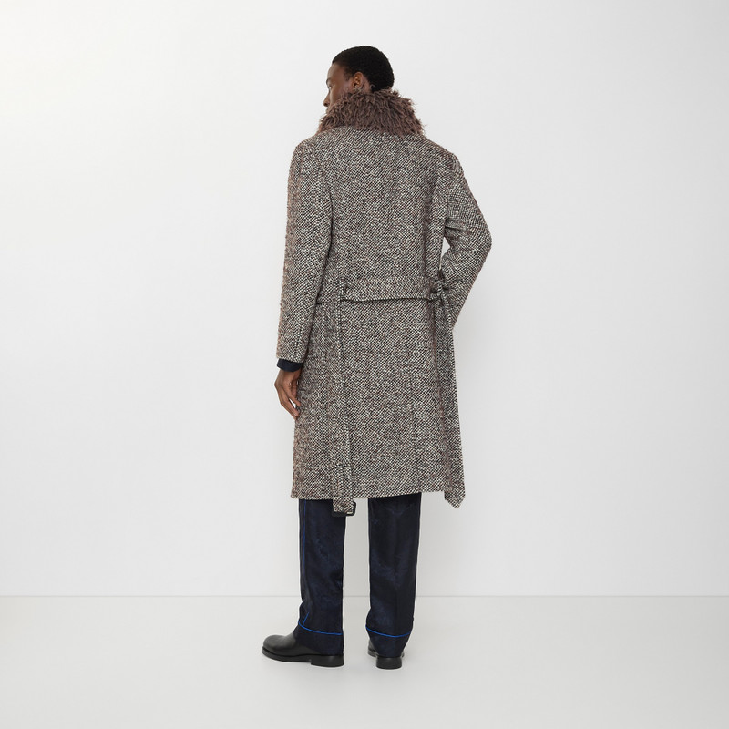 Wool Mohair Blend Tailored Coat 4