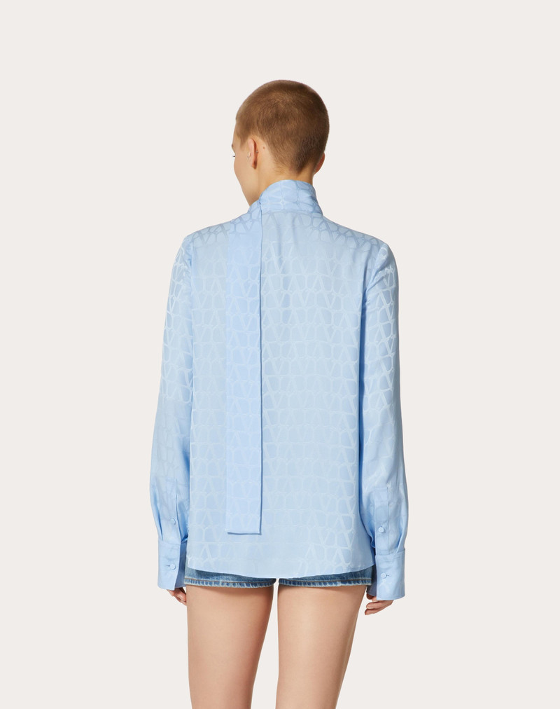 TOILE ICONOGRAPHE SILK JACQUARD BLOUSE 4