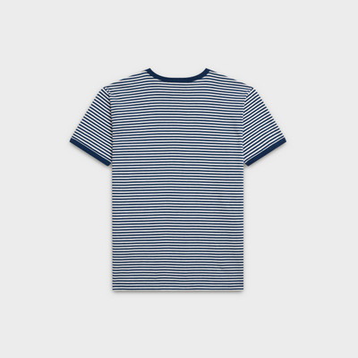 CELINE CELINE EMBROIDERED T-SHIRT IN STRIPED COTTON outlook