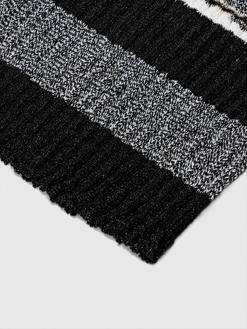 Missoni Ribbed wool and viscose scarf outlook