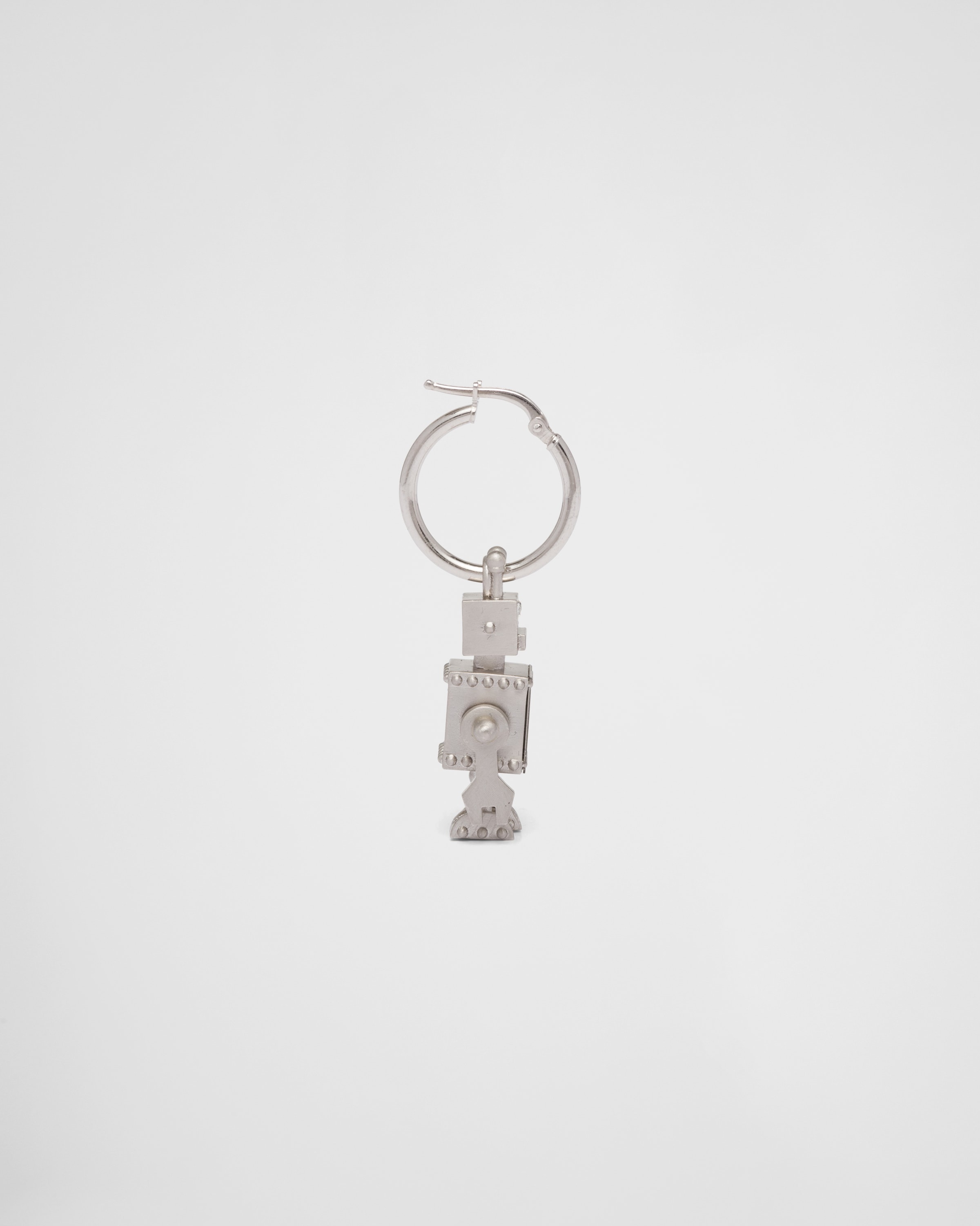 Single earring with Robot Jewels pendant - 4