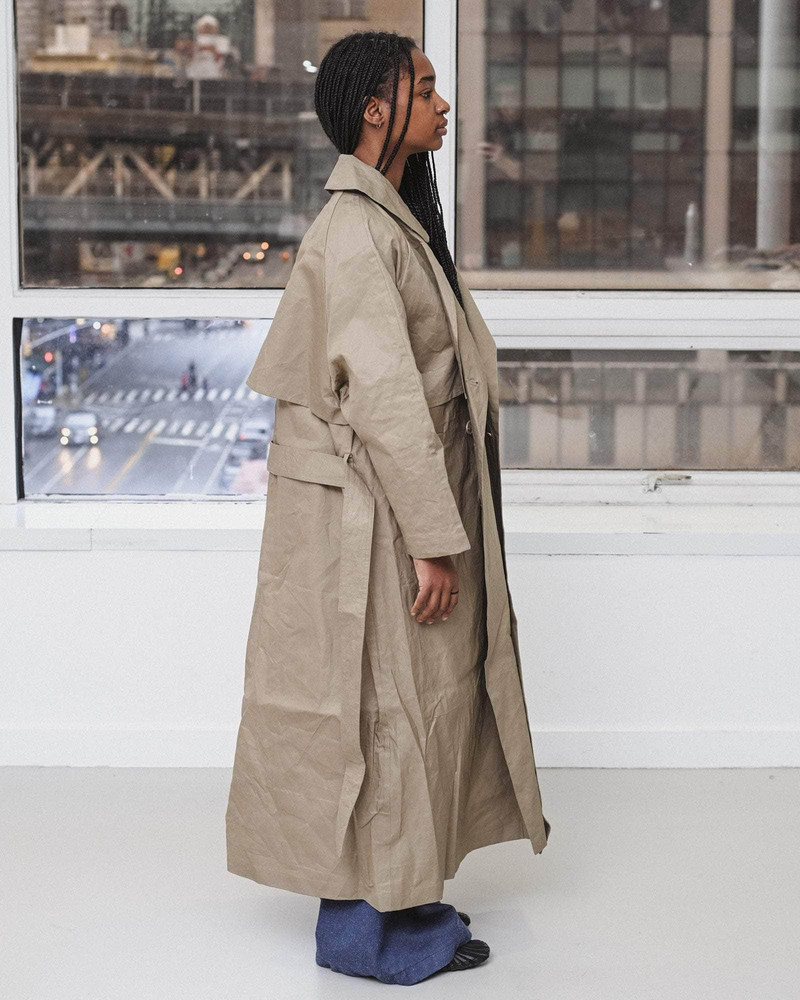 BASERANGE Plane Coat - Technical Cotton outlook