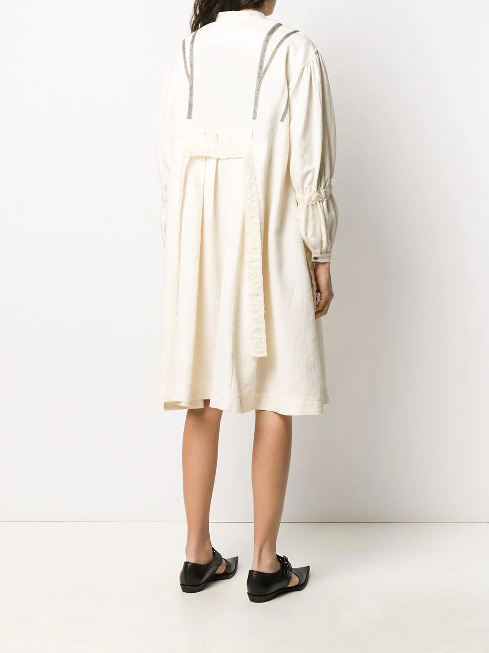 Ida lace-trimmed shirt dress - 4