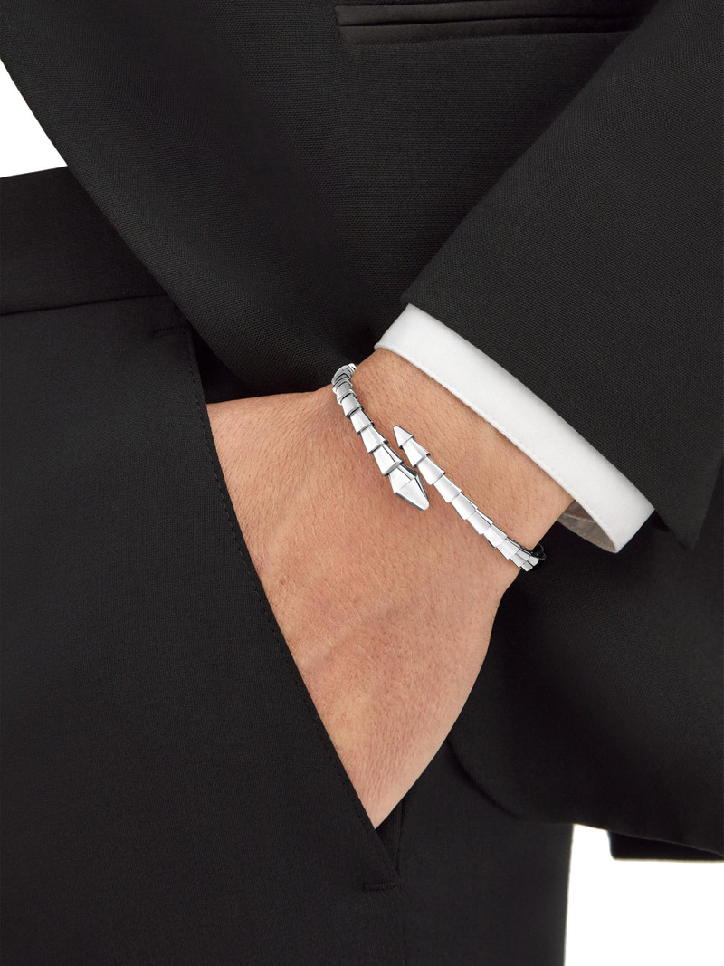 Women's Serpenti Viper 18K White Gold Wrap Bracelet - White Gold 5