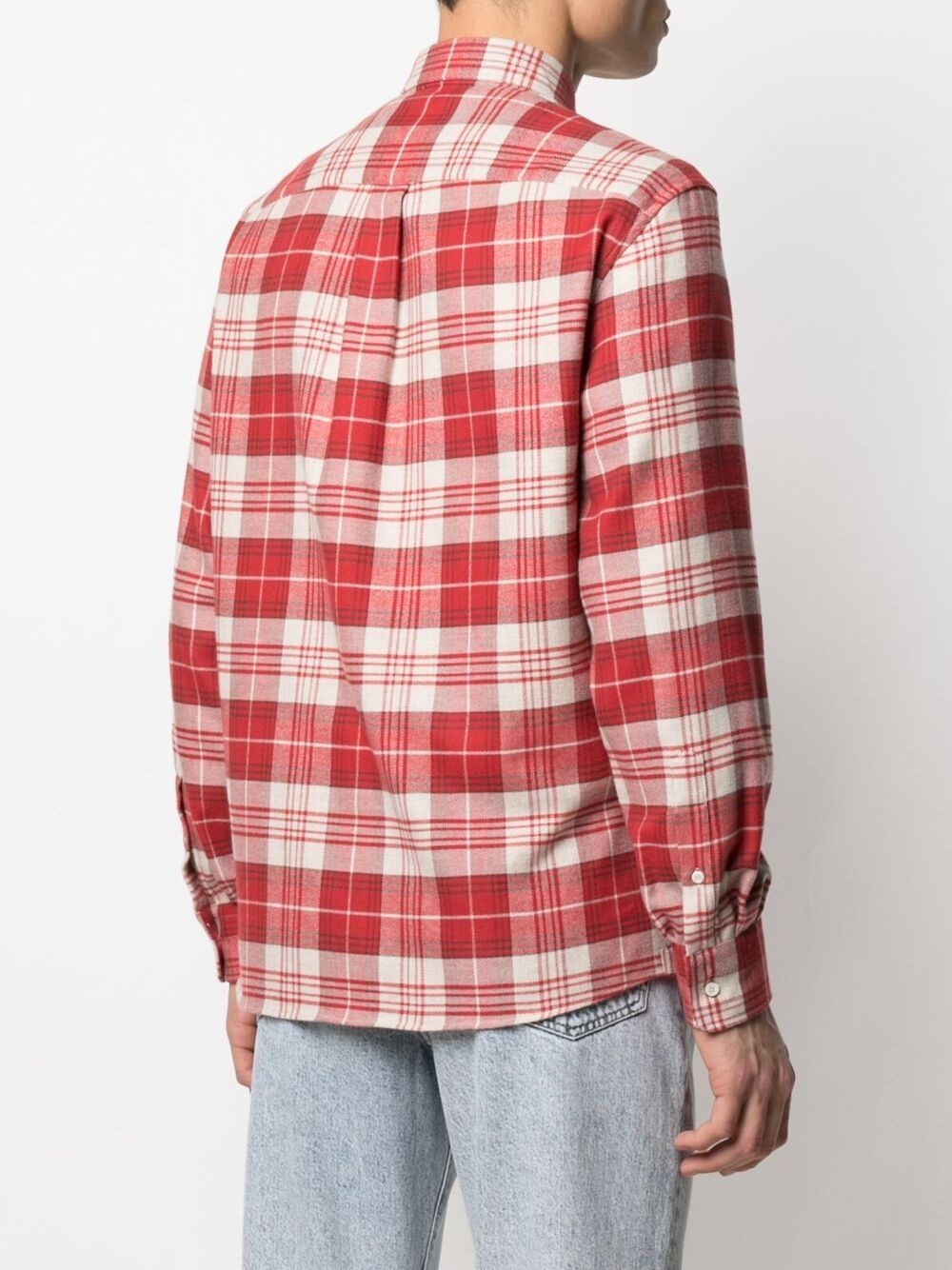 checked cotton shirt - 4