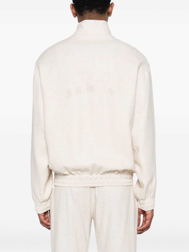 GCDS embroidered-logo sport jacket outlook