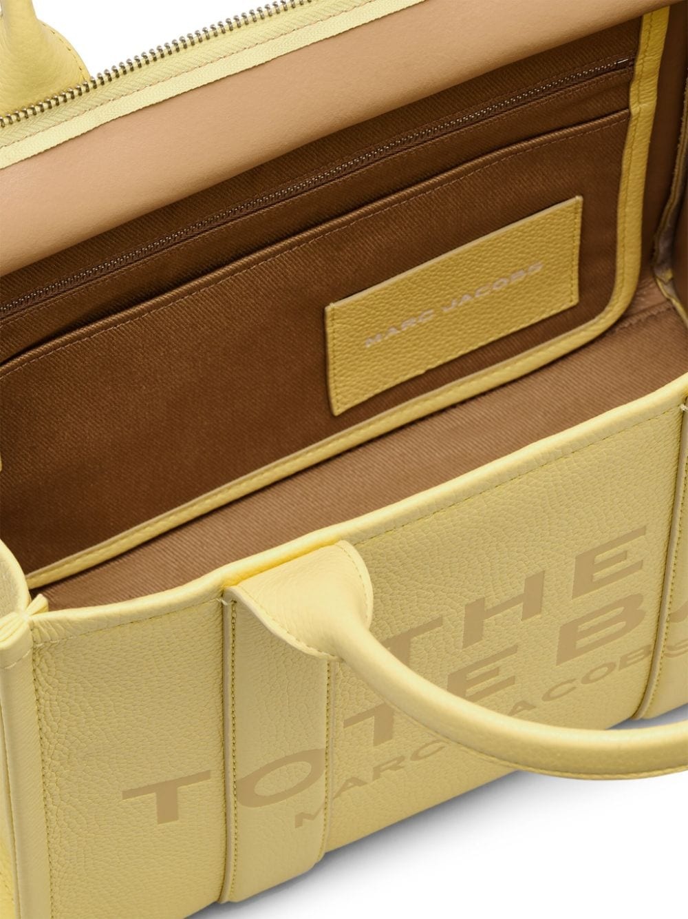 The Medium Leather Tote Bag - 7