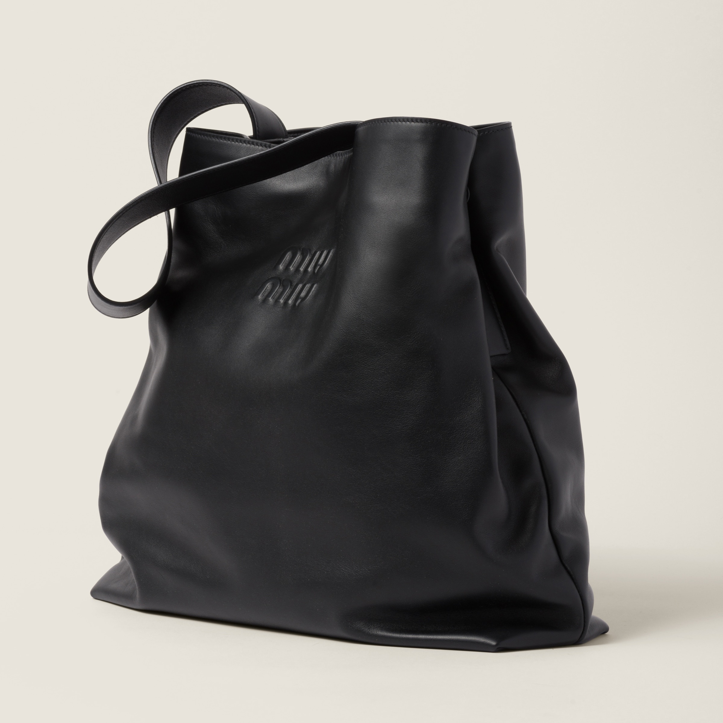 Leather hobo bag - 3